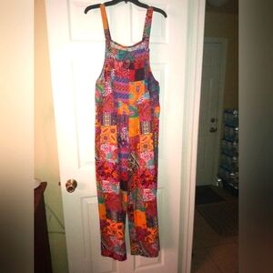 Bohemian pattern jumpsuit